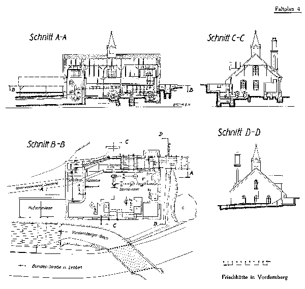 Plan der Lehrfrischhütte